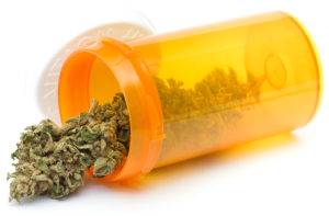 Medical Marijuana in Bottle