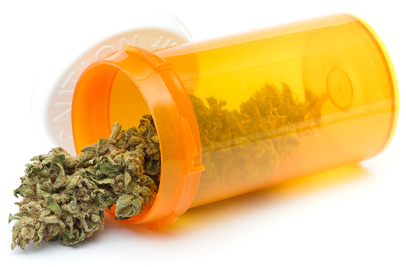 Medical Marijuana in Pill Bottle
