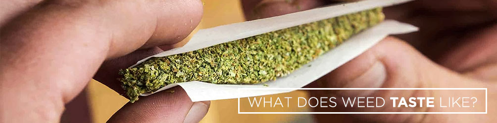 what does weed taste like
